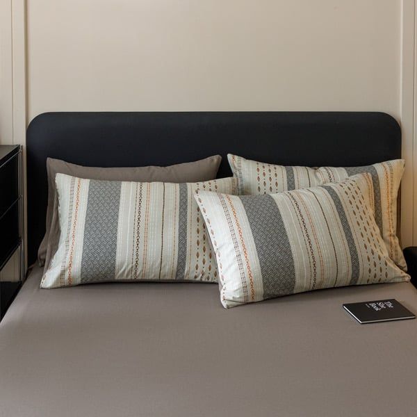 4Pcs Cotton 40s 130*70 gram/inch | Cotton Digital Printing Cover BedSet | ID COTTON4PCS025COLOR010