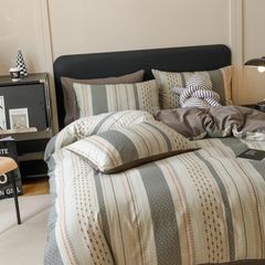 4Pcs Cotton 40s 130*70 gram/inch | Cotton Digital Printing Cover BedSet | ID COTTON4PCS025COLOR010