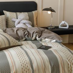 4Pcs Cotton 40s 130*70 gram/inch | Cotton Digital Printing Cover BedSet | ID COTTON4PCS025COLOR010