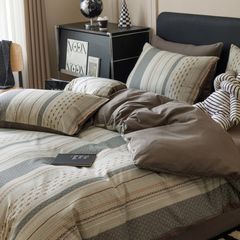 4Pcs Cotton 40s 130*70 gram/inch | Cotton Digital Printing Cover BedSet | ID COTTON4PCS025COLOR010