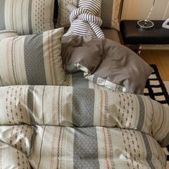 4Pcs Cotton 40s 130*70 gram/inch | Cotton Digital Printing Cover BedSet | ID COTTON4PCS025COLOR010