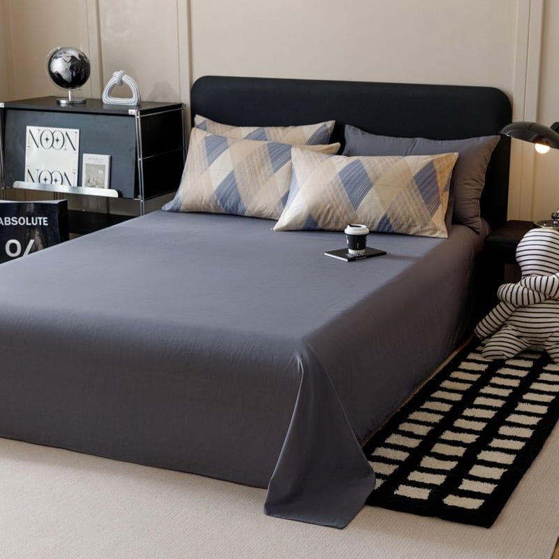 4Pcs Cotton 40s 130*70 gram/inch | Cotton Digital Printing Cover BedSet | ID COTTON4PCS025COLOR014