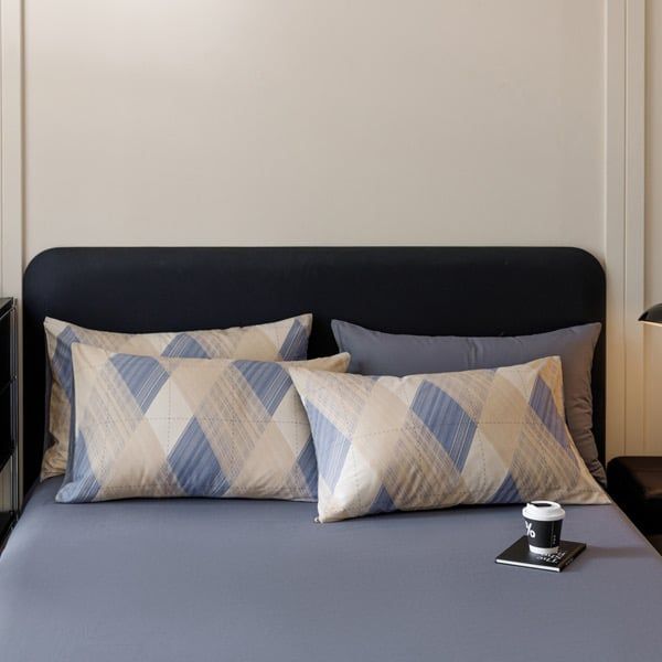 4Pcs Cotton 40s 130*70 gram/inch | Cotton Digital Printing Cover BedSet | ID COTTON4PCS025COLOR014