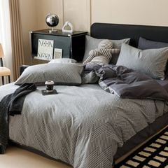 4Pcs Cotton 40s 130*70 gram/inch | Cotton Digital Printing Cover BedSet | ID COTTON4PCS025COLOR013