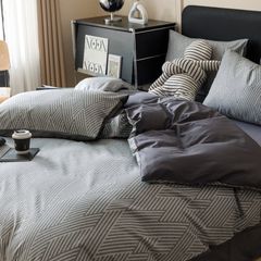 4Pcs Cotton 40s 130*70 gram/inch | Cotton Digital Printing Cover BedSet | ID COTTON4PCS025COLOR013