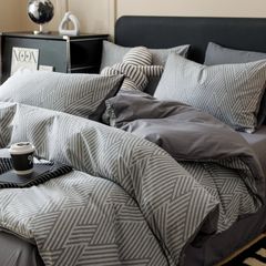 4Pcs Cotton 40s 130*70 gram/inch | Cotton Digital Printing Cover BedSet | ID COTTON4PCS025COLOR013