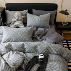 4Pcs Cotton 40s 130*70 gram/inch | Cotton Digital Printing Cover BedSet | ID COTTON4PCS025COLOR013