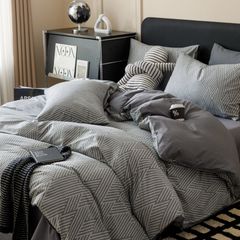 4Pcs Cotton 40s 130*70 gram/inch | Cotton Digital Printing Cover BedSet | ID COTTON4PCS025COLOR013