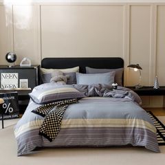 4Pcs Cotton 40s 130*70 gram/inch | Cotton Digital Printing Cover BedSet | ID COTTON4PCS025COLOR012