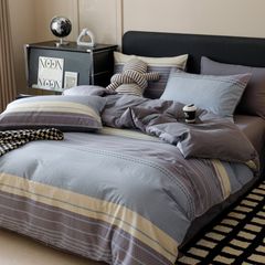 4Pcs Cotton 40s 130*70 gram/inch | Cotton Digital Printing Cover BedSet | ID COTTON4PCS025COLOR012