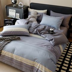 4Pcs Cotton 40s 130*70 gram/inch | Cotton Digital Printing Cover BedSet | ID COTTON4PCS025COLOR012