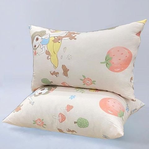 Ruột Gối Bông Đậu Cotton Đũi của nhà MARK HOME size 48*74cm công chúa Bạch Tuyết