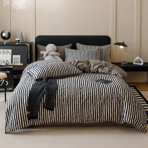 4Pcs Cotton 40s 130*70 gram/inch | Cotton Digital Printing Cover BedSet | ID COTTON4PCS025COLOR007