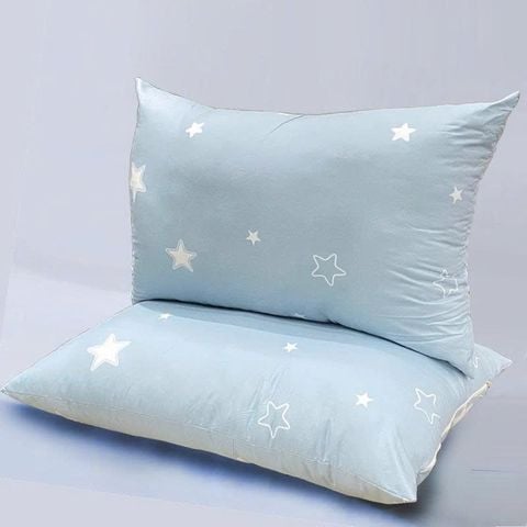 Ruột Gối Bông Đậu Cotton Đũi của nhà MARK HOME size 48*74cm Blue Star