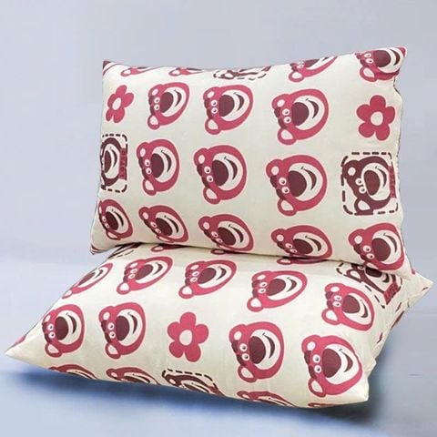 Ruột Gối Bông Đậu Cotton Đũi của nhà MARK HOME size 48*74cm bear funy