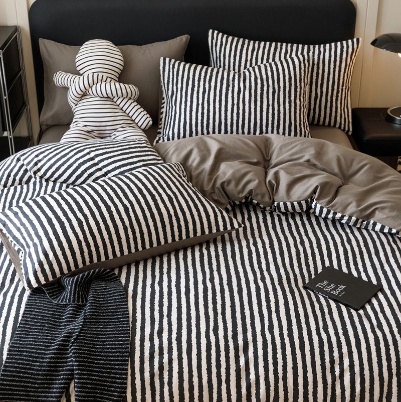 4Pcs Cotton 40s 130*70 gram/inch | Cotton Digital Printing Cover BedSet | ID COTTON4PCS025COLOR007