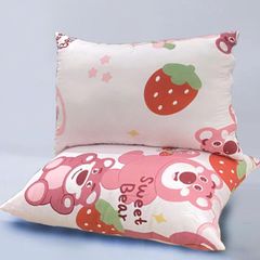 Ruột Gối Bông Đậu Cotton Đũi của nhà MARK HOME size 48*74cm Strawberry Bear