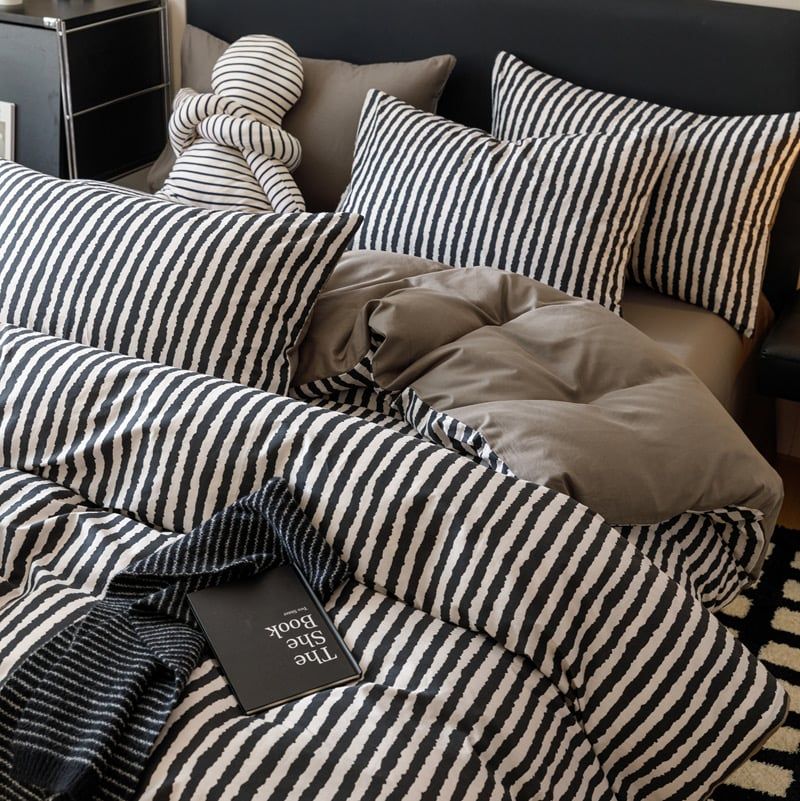 4Pcs Cotton 40s 130*70 gram/inch | Cotton Digital Printing Cover BedSet | ID COTTON4PCS025COLOR007