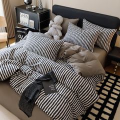 4Pcs Cotton 40s 130*70 gram/inch | Cotton Digital Printing Cover BedSet | ID COTTON4PCS025COLOR007