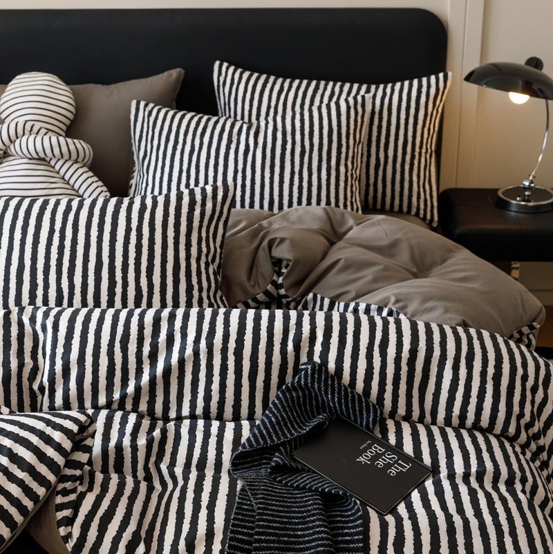 4Pcs Cotton 40s 130*70 gram/inch | Cotton Digital Printing Cover BedSet | ID COTTON4PCS025COLOR007