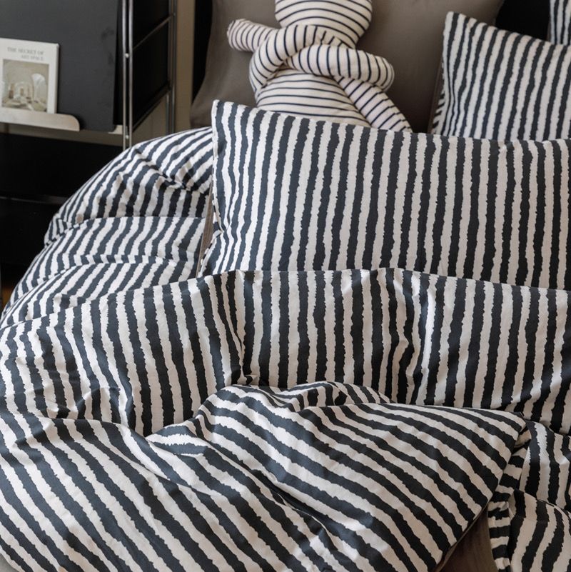 4Pcs Cotton 40s 130*70 gram/inch | Cotton Digital Printing Cover BedSet | ID COTTON4PCS025COLOR007