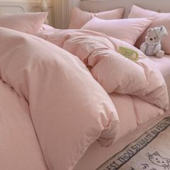 4Pcs Cotton Linen Japan | Set Cotton Đũi Nhật 4 Món Tiêu Chuẩn | ID 4PCSMUJPCLINENID12