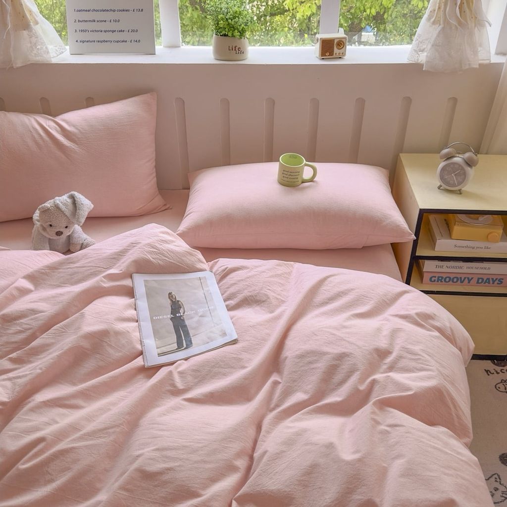 4Pcs Cotton Linen Japan | Set Cotton Đũi Nhật 4 Món Tiêu Chuẩn | ID 4PCSMUJPCLINENID12