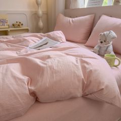 4Pcs Cotton Linen Japan | Set Cotton Đũi Nhật 4 Món Tiêu Chuẩn | ID 4PCSMUJPCLINENID12