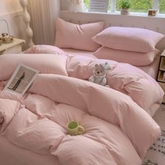 4Pcs Cotton Linen Japan | Set Cotton Đũi Nhật 4 Món Tiêu Chuẩn | ID 4PCSMUJPCLINENID12