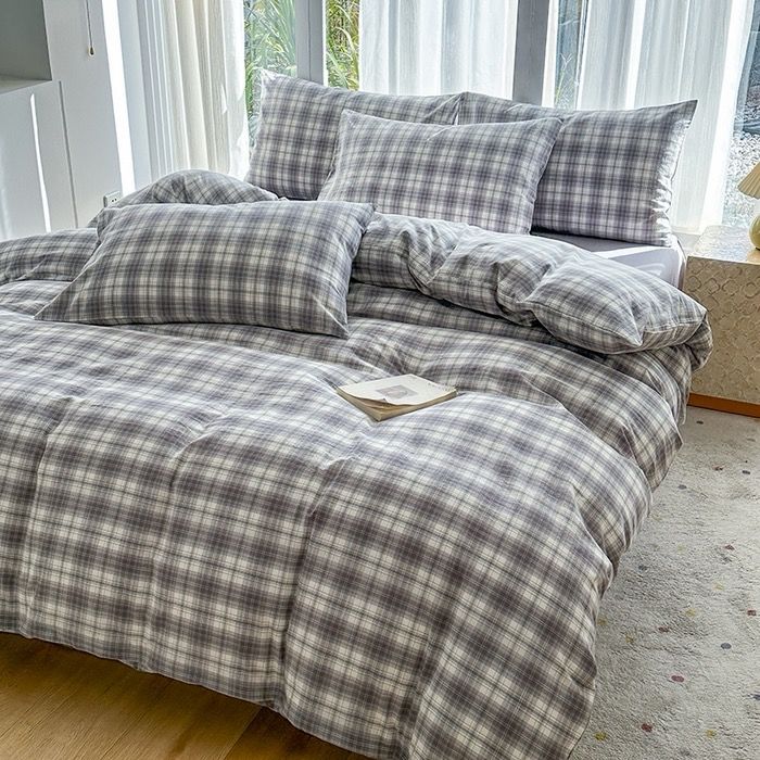 4Pcs Cotton Linen Japan | Set Cotton Đũi Nhật 4 Món Tiêu Chuẩn | ID 4PCSMUJPCLINENID02