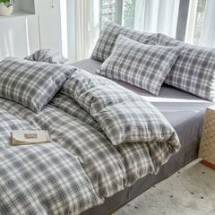 4Pcs Cotton Linen Japan | Set Cotton Đũi Nhật 4 Món Tiêu Chuẩn | ID 4PCSMUJPCLINENID02