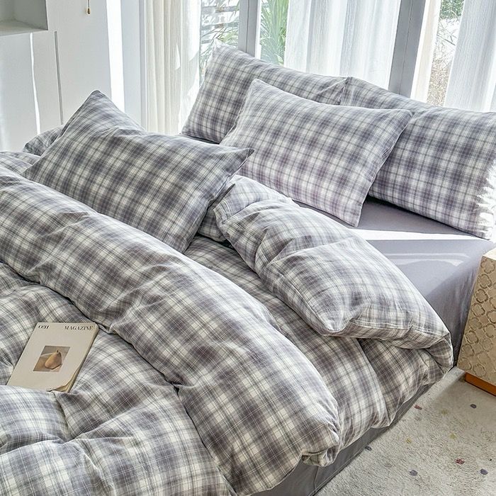 4Pcs Cotton Linen Japan | Set Cotton Đũi Nhật 4 Món Tiêu Chuẩn | ID 4PCSMUJPCLINENID02