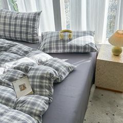 4Pcs Cotton Linen Japan | Set Cotton Đũi Nhật 4 Món Tiêu Chuẩn | ID 4PCSMUJPCLINENID02