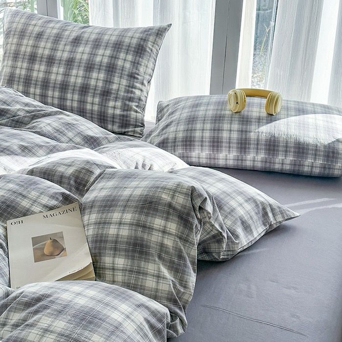 4Pcs Cotton Linen Japan | Set Cotton Đũi Nhật 4 Món Tiêu Chuẩn | ID 4PCSMUJPCLINENID02