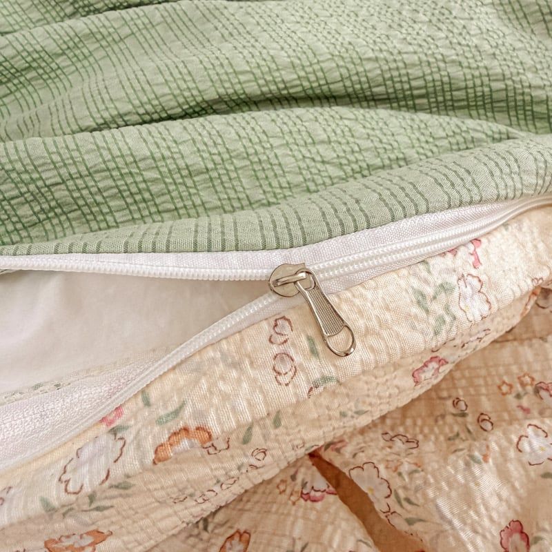 4Pcs PreCloud Linen | Set Đũi Xu Kem Style trẻ trung hiện đại | ID 4PCSPRECLOUD27