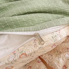 4Pcs PreCloud Linen | Set Đũi Xu Kem Style trẻ trung hiện đại | ID 4PCSPRECLOUD27