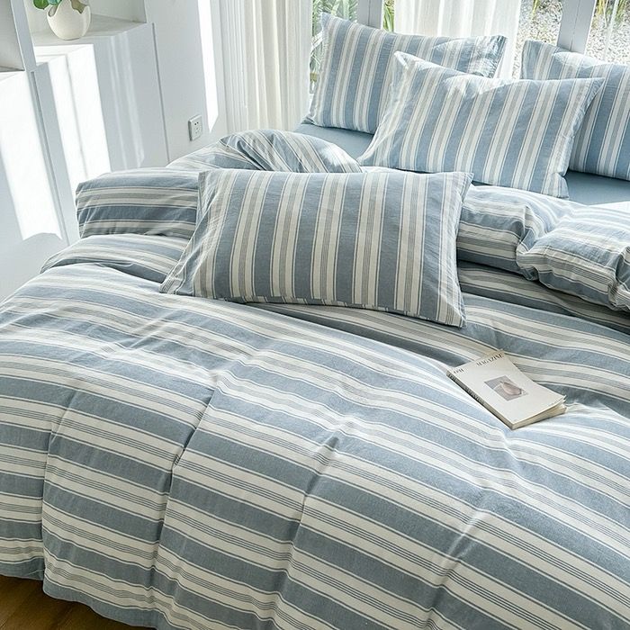 4Pcs Cotton Linen Japan | Set Cotton Đũi Nhật 4 Món Tiêu Chuẩn | ID 4PCSMUJPCLINENID03