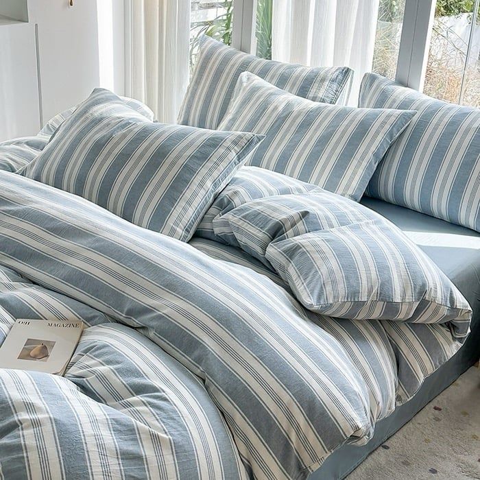 4Pcs Cotton Linen Japan | Set Cotton Đũi Nhật 4 Món Tiêu Chuẩn | ID 4PCSMUJPCLINENID03