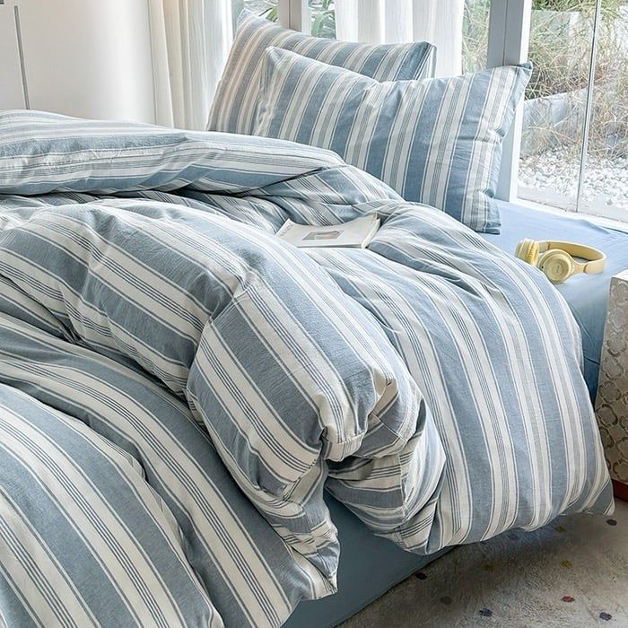 4Pcs Cotton Linen Japan | Set Cotton Đũi Nhật 4 Món Tiêu Chuẩn | ID 4PCSMUJPCLINENID03