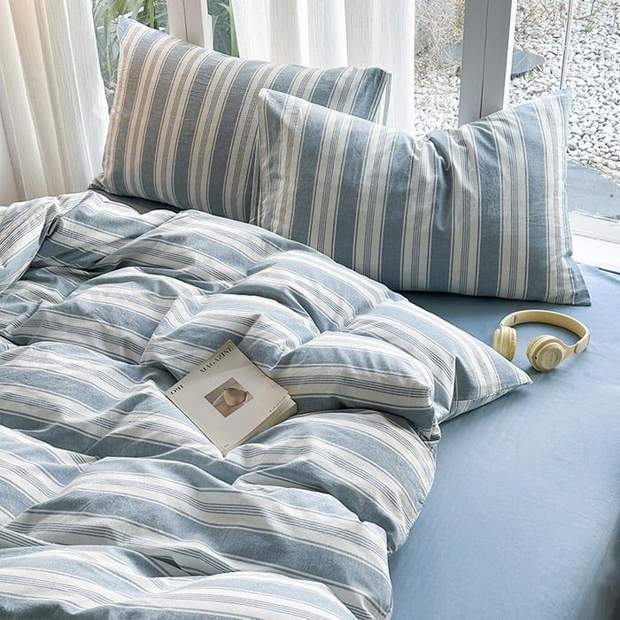 4Pcs Cotton Linen Japan | Set Cotton Đũi Nhật 4 Món Tiêu Chuẩn | ID 4PCSMUJPCLINENID03