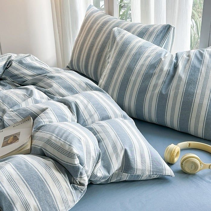 4Pcs Cotton Linen Japan | Set Cotton Đũi Nhật 4 Món Tiêu Chuẩn | ID 4PCSMUJPCLINENID03