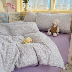 4Pcs PreCloud Linen | Set Đũi Xu Kem Style trẻ trung hiện đại | ID 4PCSPRECLOUD28