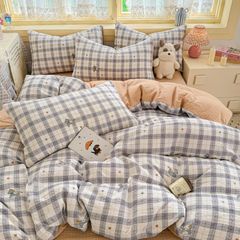 4Pcs PreCloud Linen | Set Đũi Xu Kem Style trẻ trung hiện đại | ID 4PCSPRECLOUD29