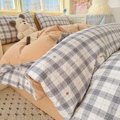 4Pcs PreCloud Linen | Set Đũi Xu Kem Style trẻ trung hiện đại | ID 4PCSPRECLOUD29