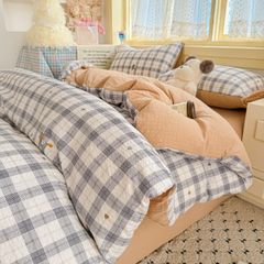 4Pcs PreCloud Linen | Set Đũi Xu Kem Style trẻ trung hiện đại | ID 4PCSPRECLOUD29