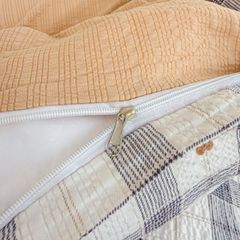 4Pcs PreCloud Linen | Set Đũi Xu Kem Style trẻ trung hiện đại | ID 4PCSPRECLOUD29