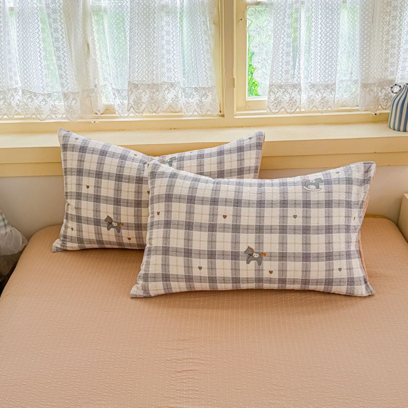 4Pcs PreCloud Linen | Set Đũi Xu Kem Style trẻ trung hiện đại | ID 4PCSPRECLOUD29