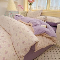 4Pcs PreCloud Linen | Set Đũi Xu Kem Style trẻ trung hiện đại | ID 4PCSPRECLOUD31