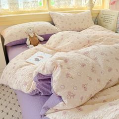 4Pcs PreCloud Linen | Set Đũi Xu Kem Style trẻ trung hiện đại | ID 4PCSPRECLOUD31