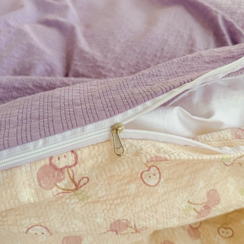 4Pcs PreCloud Linen | Set Đũi Xu Kem Style trẻ trung hiện đại | ID 4PCSPRECLOUD31